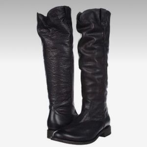 DV Dolce Vita Lujan 2 Knee High Black Real Leather Boots